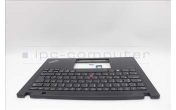 Lenovo 5M11L59351 C-Cover with keyboard, Icelandic, Black, Backlight, UK