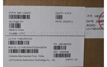 Lenovo 5M11L59475 MECH_ASM BL KB BK WW FRA SRX