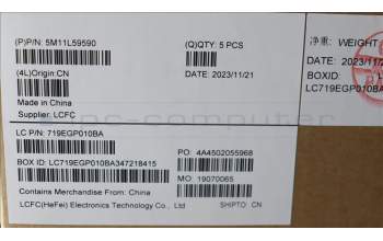 Lenovo 5M11L59590 MECH_ASM BL KB GY CZE/SLK TRI