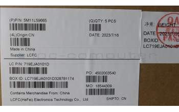 Lenovo 5M11L59665 MECH_ASM FRU KB CCV ARA US (SRX) BK