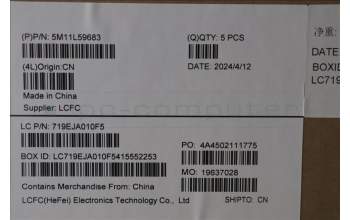 Lenovo 5M11L59683 MECH_ASM FRU KB CCV GER UK (CHY) BK