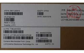 Lenovo 5M11L60915 MECH_ASM FRU KB CCV UKE UK BL (LTN) BK