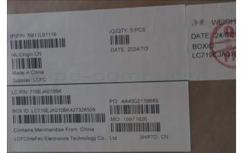Lenovo 5M11L61118 MECH_ASM FRU KB CCV ARA US BL (CHY) AG