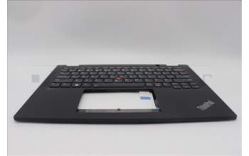 Lenovo 5M11L64105 MECH_ASM KBD W C EURO ENG BKLT CHY US BK