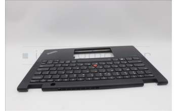 Lenovo 5M11L64105 MECH_ASM KBD W C EURO ENG BKLT CHY US BK