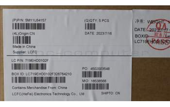 Lenovo 5M11L64157 MECH_ASM KBD W C SLV BKLT LTN UK BK