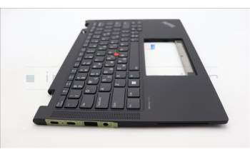 Lenovo 5M11L64232 C-Cover with keyboard, Greek, Black, Backlight, WWAN, US