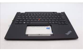 Lenovo 5M11L64289 C-Cover with keyboard, Turkish, Black, Backlight, WWAN, UK