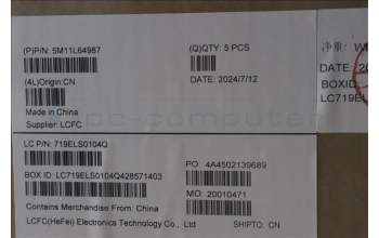 Lenovo 5M11L64987 MECH_ASM FRU KB CCV NOR (CHY) UK BK