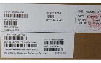 Lenovo 5M11L65042 MECH_ASM FRU KB CCV SWS (LTN) UK BK