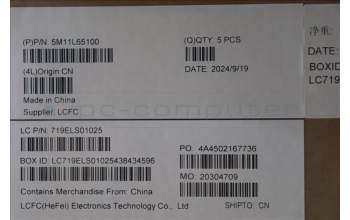 Lenovo 5M11L65100 MECH_ASM FRU KB CCV THAI (CHY) US BK