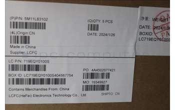 Lenovo 5M11L83102 MECH_ASM KBDBZL,POR,WL,BK/GY,CHY