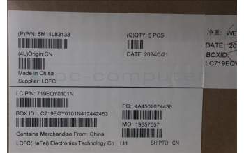 Lenovo 5M11L83133 MECH_ASM KBDBZL,ITA,WL,BK/GY,SRX