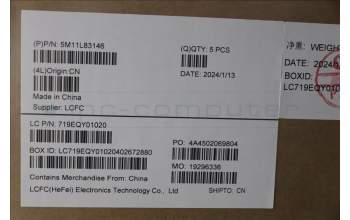 Lenovo 5M11L83146 MECH_ASM KBDBZL,TC,WL,BK/GY,SRX