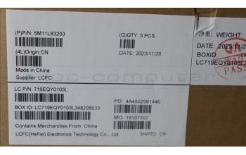 Lenovo 5M11L83203 MECH_ASM KBDBZL,GER,WW,BK/GY,SRX