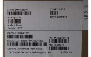 Lenovo 5M11L83349 MECH_ASM KBDBZL,DEN,WW,BK/BZ,SRX