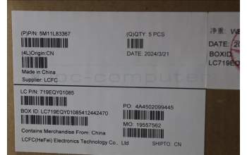 Lenovo 5M11L83367 MECH_ASM KBDBZL,NORDIC,WW,BK/BZ,SRX