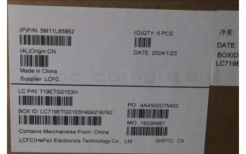 Lenovo 5M11L85862 MECH_ASM BL KB BK MG ARA LTN