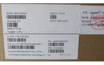 Lenovo 5M11L85973 MECH_ASM BL KB BK MG ITA LTN