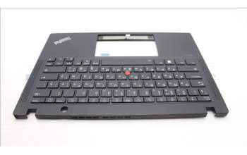 Lenovo 5M11L86022 C-Cover with keyboard, Russian, Black, Backlight, US