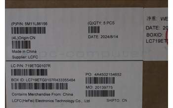 Lenovo 5M11L86156 MECH_ASM BL KB BK MG WW FRA LTN