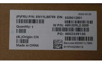 Lenovo 5M11L88769 MECH_ASM 16.0\"QHD+HCAMMIWLFCCBK,CSOT