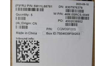 Lenovo 5M11L88781 MECH_ASM NoWW C-Cvr+FRA KB ASM,CHY