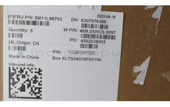 Lenovo 5M11L88793 MECH_ASM NoWW C-Cvr+NOR KB ASM,CHY