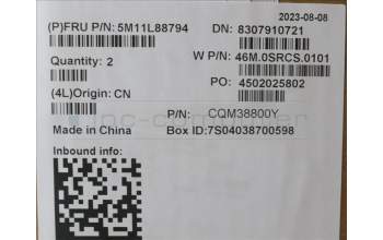 Lenovo 5M11L88794 MECH_ASM NoWW C-Cvr+NORDIC KB ASM,CHY