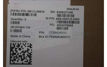 Lenovo 5M11L88835 MECH_ASM WW C-Cvr+SPA KB ASM,CHY