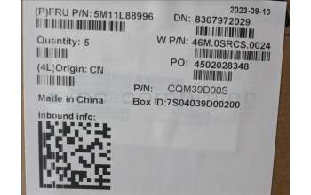 Lenovo 5M11L88996 MECH_ASM NoWW C-Cvr+BUL KB ASM,SRX