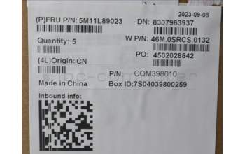 Lenovo 5M11L89023 MECH_ASM NoWW C-Cvr+TC KB ASM,SRX