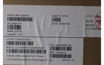 Lenovo 5M11L92290 MECH_ASM FRU KB CCV CZE/SLK (LTN) UK BK