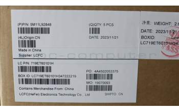 Lenovo 5M11L92848 MECH_ASM KBD w/CVR FRA/ENG BL(SUN)UK BK