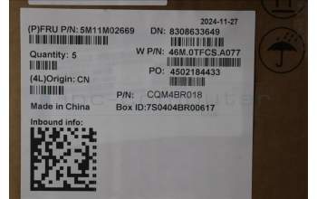 Lenovo 5M11M02669 MECH_ASM FRU KYB HUN W/C CHY