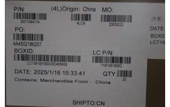 Lenovo 5M11N44174 MECH_ASM Side Panel L Assy,TP,T7100,GP