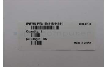 Lenovo 5M11N44181 MECH_ASM U Type Assy,DT,17L,Cloud Grey