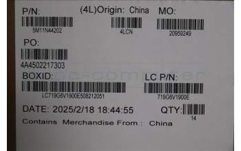 Lenovo 5M11N44202 MECH_ASM F/bezel Assy,T5 Gen10_30L,HK