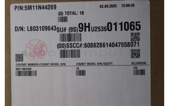 Lenovo 5M11N44269 MECH_ASM F/Bezel Assy,M90t Gen6,17L,HK