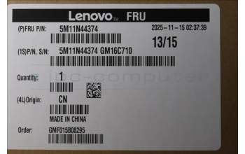 Lenovo 5M11N44374 MECH_ASM Dust Shield Kit,M70t Gen6,HK