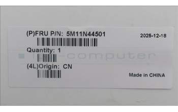 Lenovo 5M11N44501 MECH_ASM Main Chassis Assy,Bk,LOQ_26L,HK
