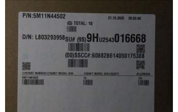 Lenovo 5M11N44502 MECH_ASM Top Filtre Frame Assy,Bk,LOQ26L