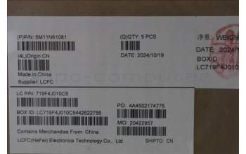 Lenovo 5M11N61081 MECH_ASM GRP_KBD_BZL_ARA_WL_DB_CHY