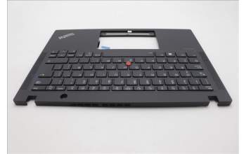 Lenovo 5M11N89447 C-Cover with keyboard, Spanish LA, Black, Backlight, UK