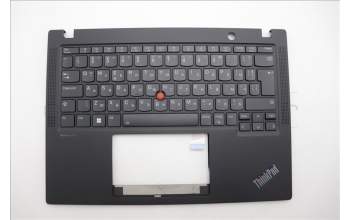 Lenovo 5M11N89509 C-Cover with keyboard, Bulgarian, Black, Backlight, WWAN, UK