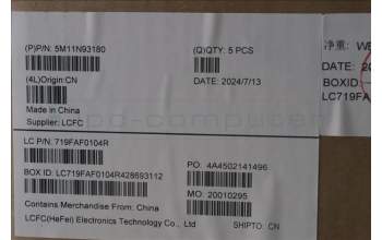 Lenovo 5M11N93180 MECH_ASM BL KB BK WW HUN LTN