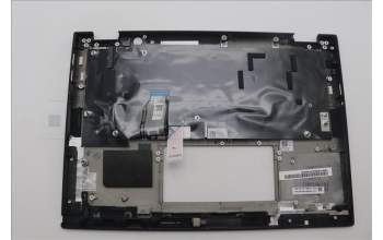 Lenovo 5M11N93204 C-Cover with keyboard, Nordic, Black, Backlight, WWAN, UK