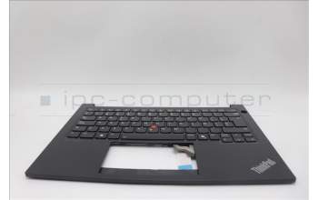 Lenovo 5M11N94173 C-Cover with keyboard, Spanish, Black, Backlight, UK