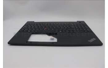 Lenovo 5M11N99159 C-Cover with keyboard, Italian, Black, Backlight, UK