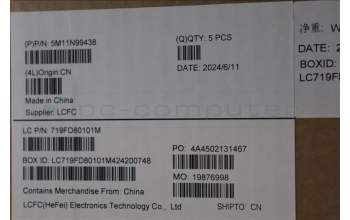 Lenovo 5M11N99438 MECH_ASM BL KB BK ITA SRX